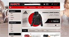 Desktop Screenshot of marcosport.cz