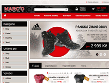Tablet Screenshot of marcosport.cz